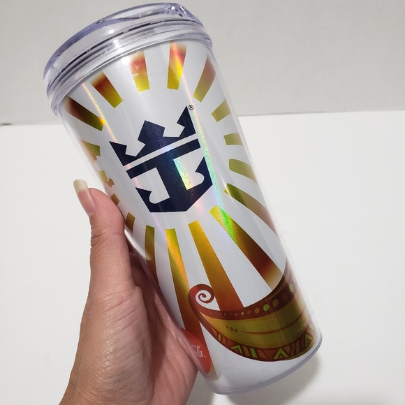 Royal Caribbean Cruise Line Coca Cola Reusable Travel Cup Tumbler - Picture 2 of 10